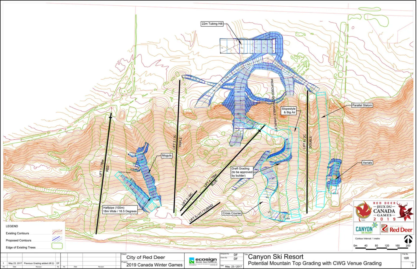 Canyon CONCEPTUAL Overall Mountain Grading Plan May 23 2017