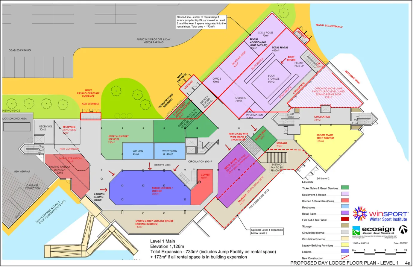 4a Proposed Day Lodge Floor Plan Level 1