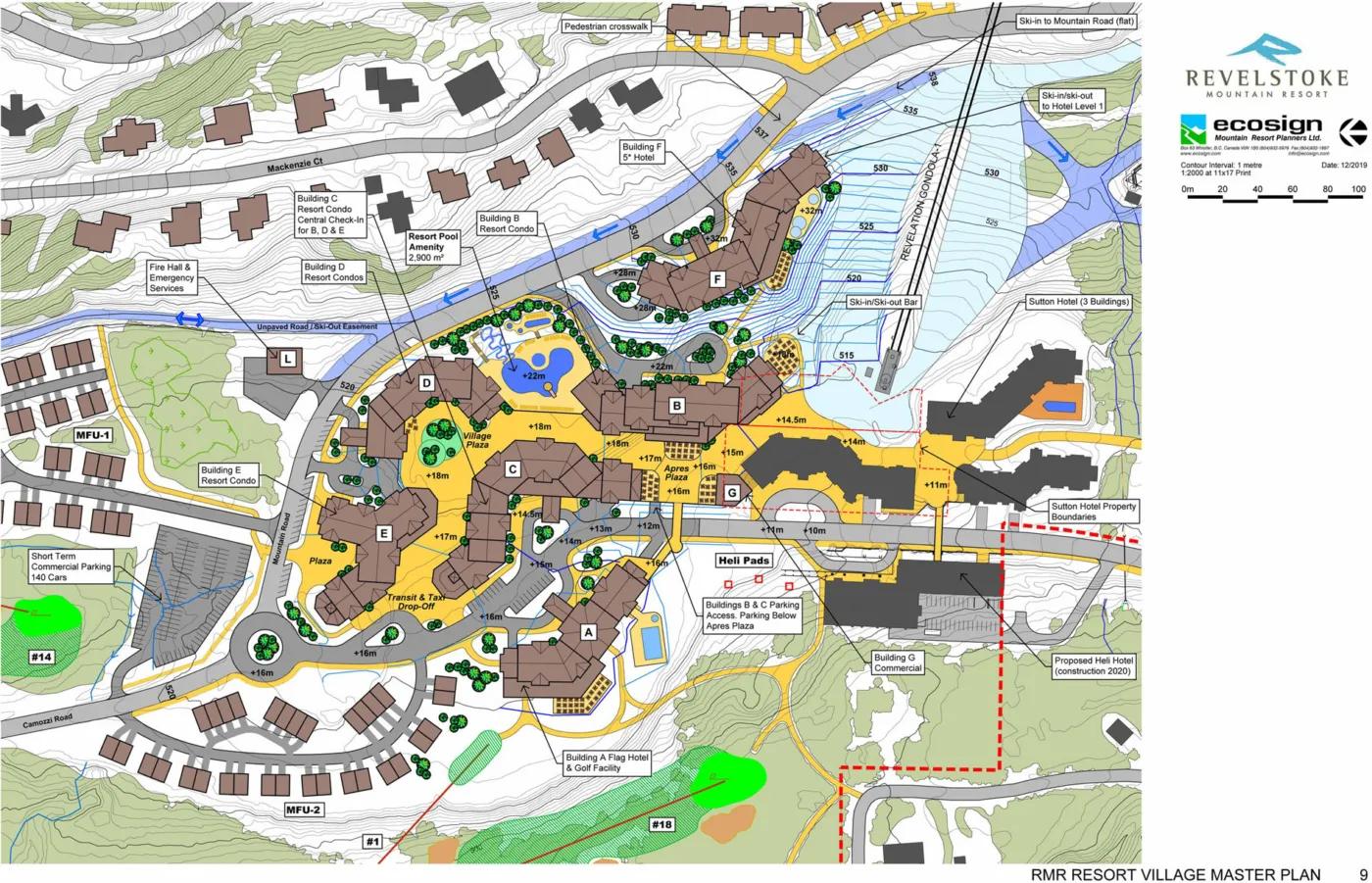 Revelstoke resort village master plan