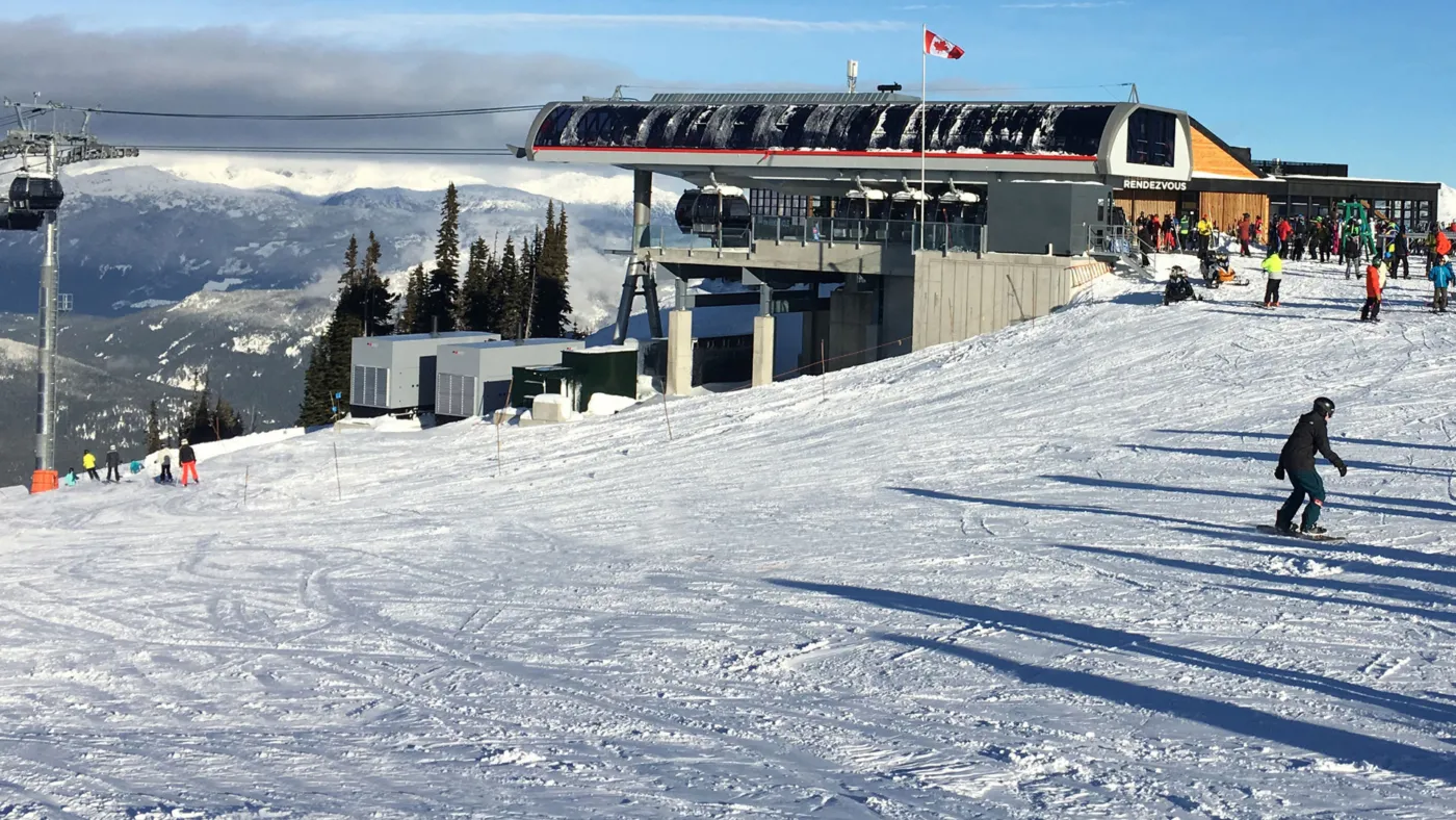 Whistler blackcomb gondola top terminal blackcomb