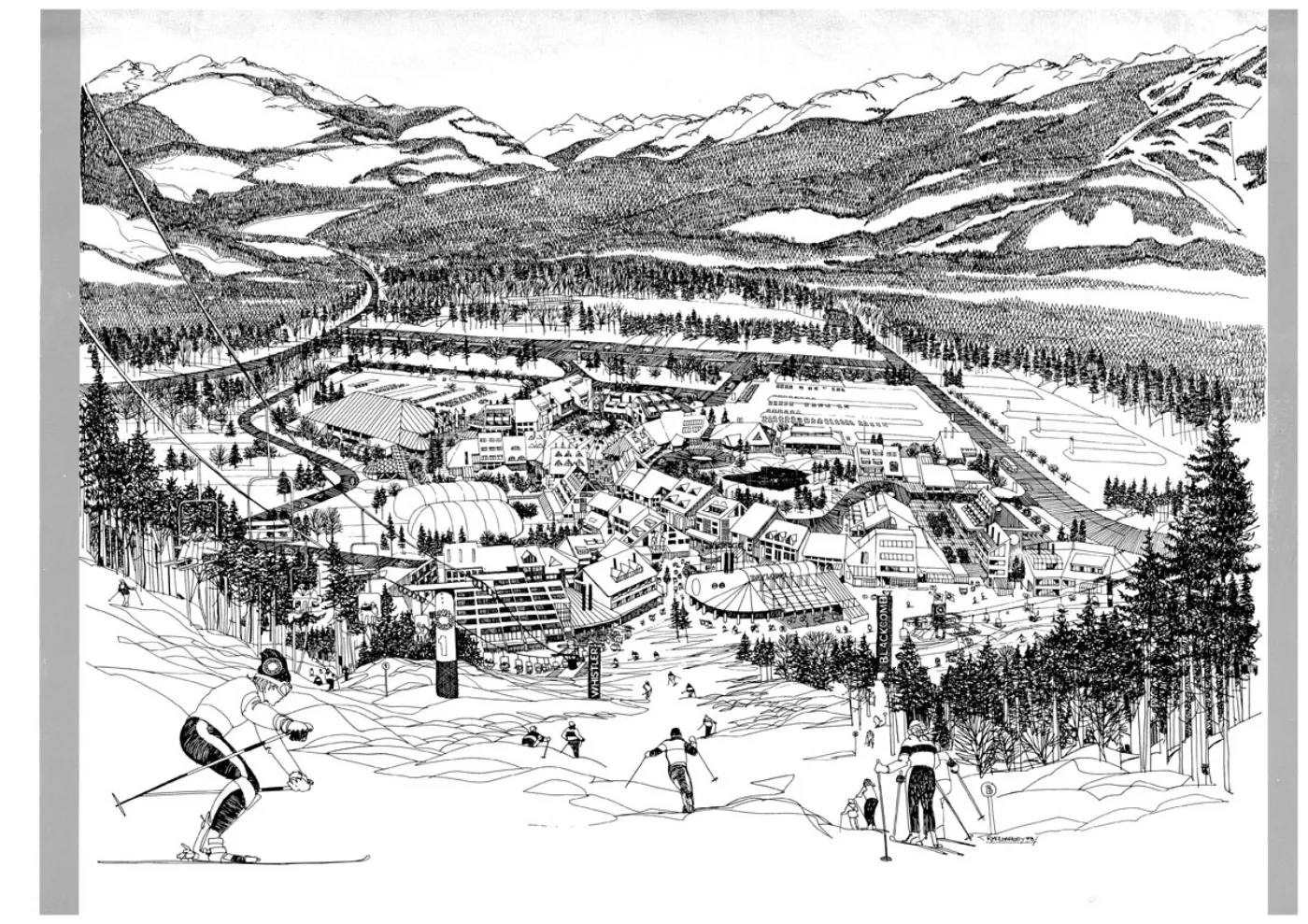 W Village Illustration 1978