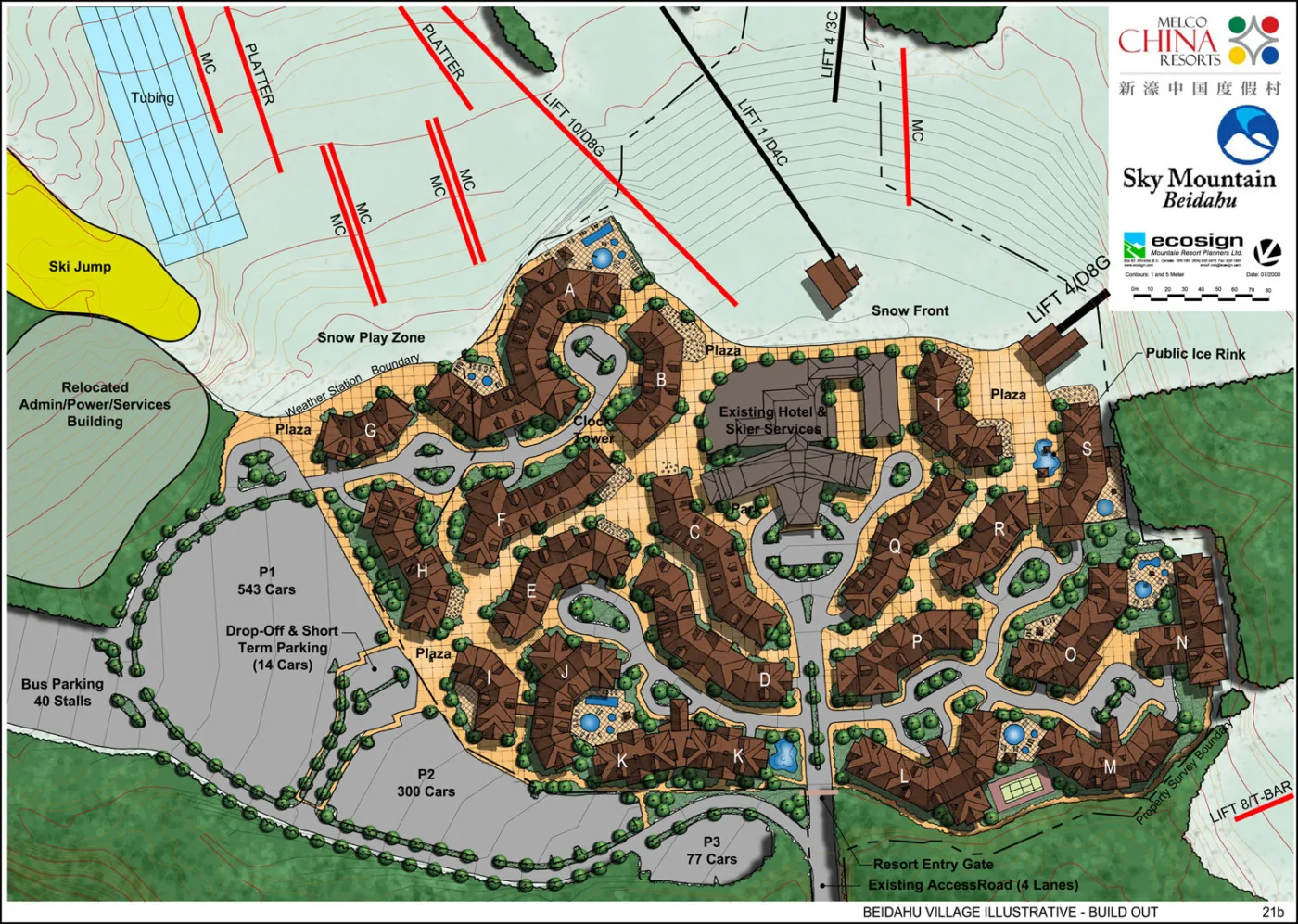 Beidahu village plan illustative buildout