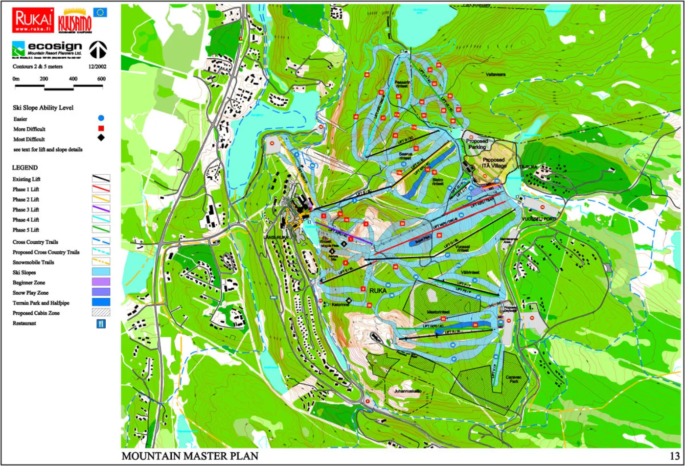 Ruka Mountain Master Plan from 2002