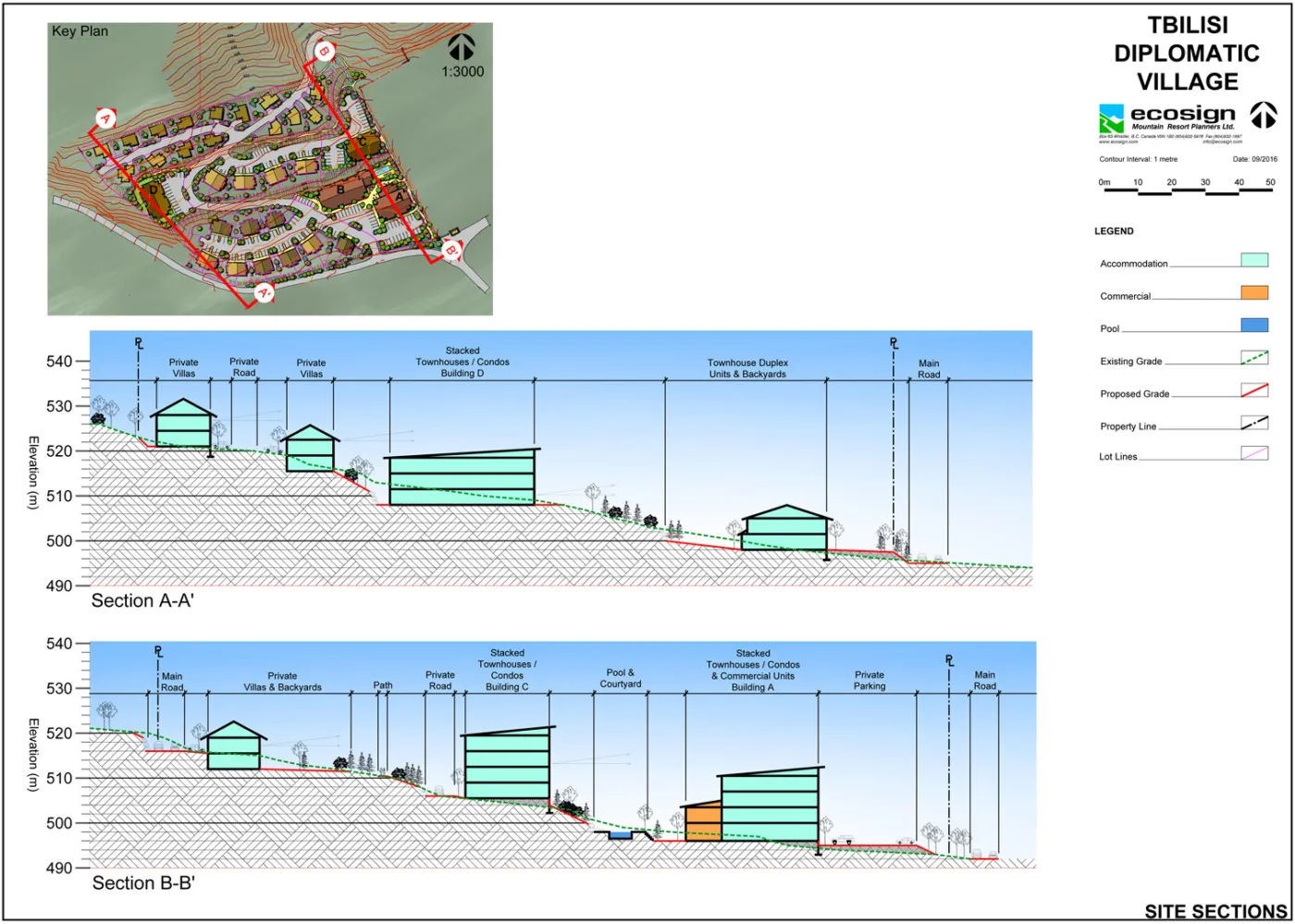 Tbilisi diplomatic phase II site section