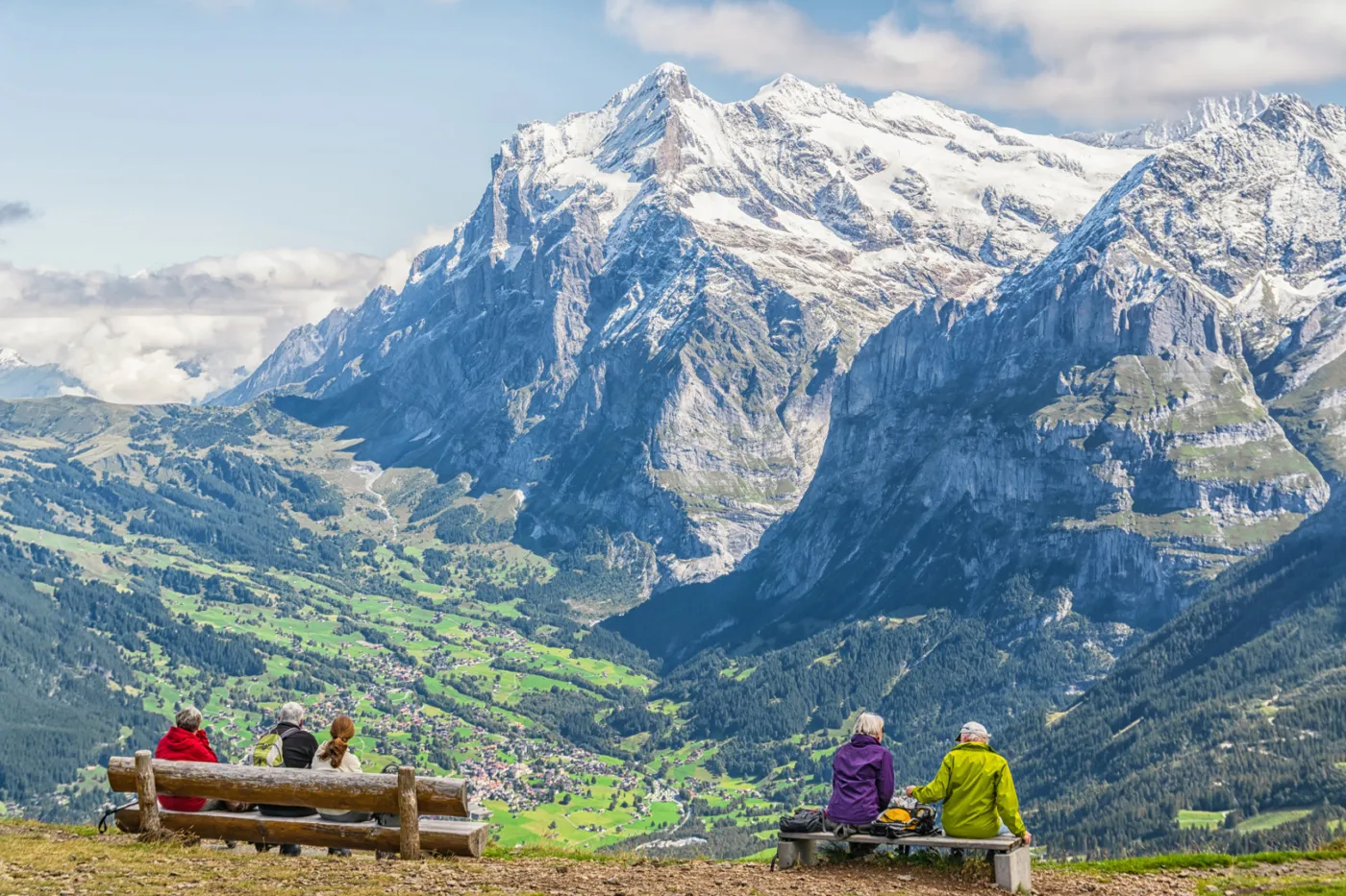 Jungfrau valley view