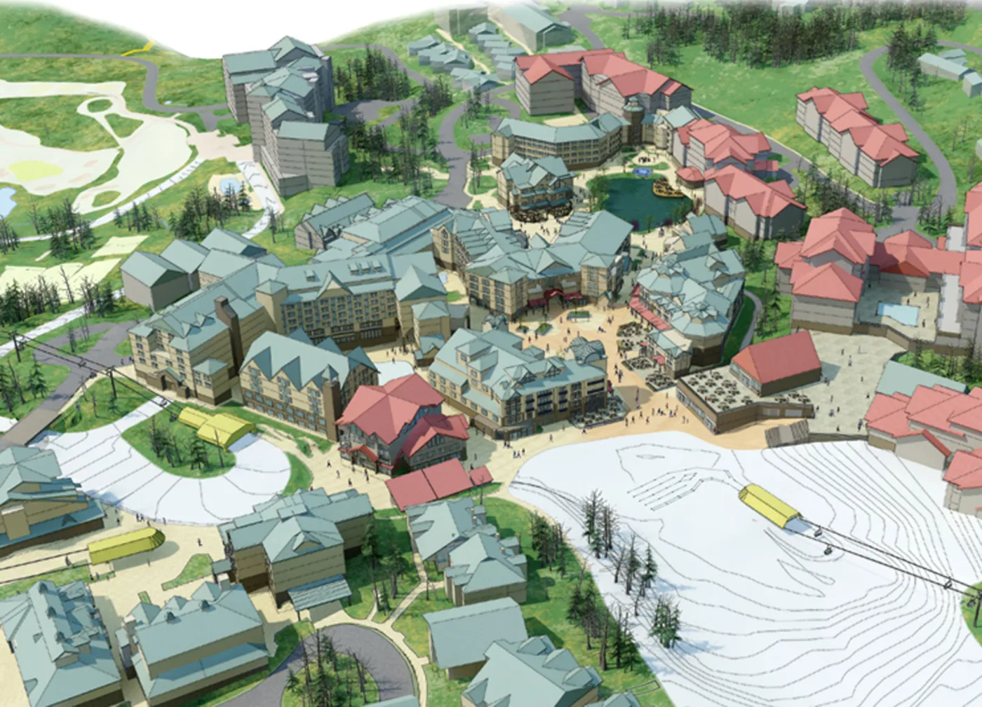 Telluride mountain village 3d view1