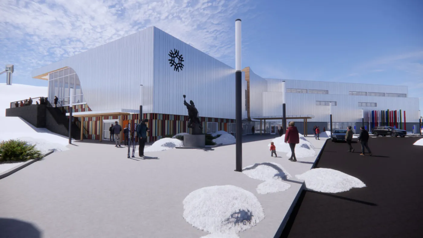 GGA Architecture Rendering of Win Sport Day Lodge