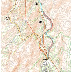 2010 Winter Olympics Alpine Course Map Whistler