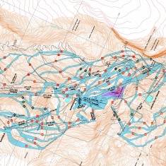 Sierra Nevada 1996 FIS Alpine Worlds Existing Mountain Layout